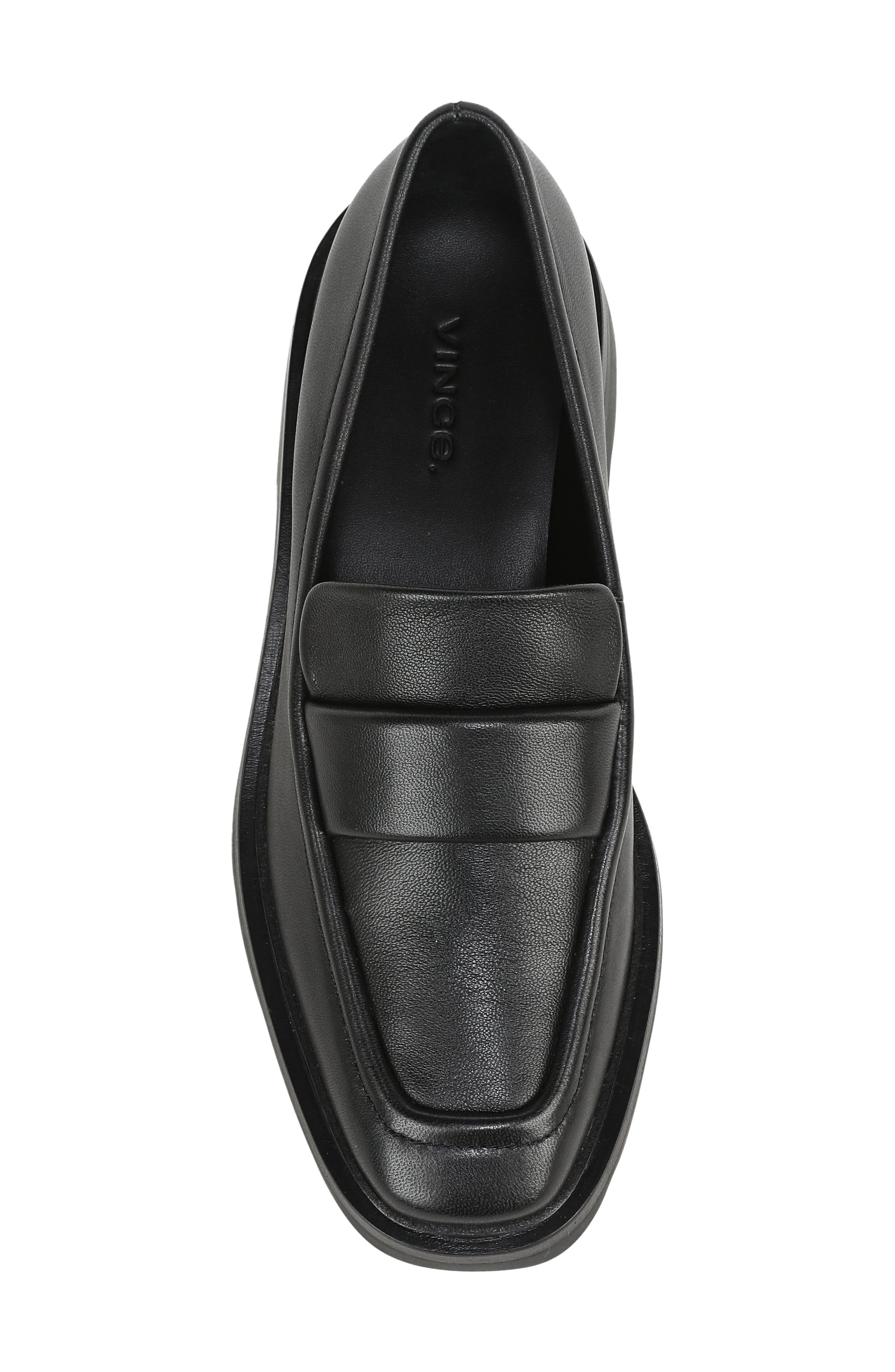 Robinb Leather Penny Loafer, Alternate, color, BLACK