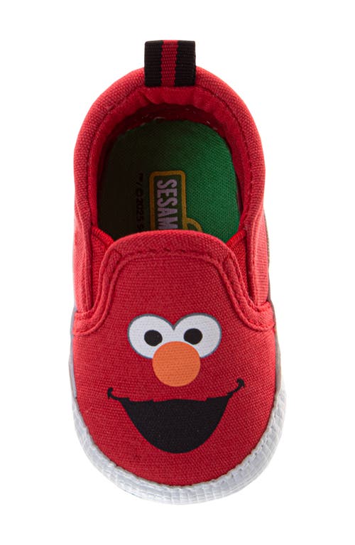 Josmo Kids' Sesame Street Elmo Slip-on Sneaker In Red