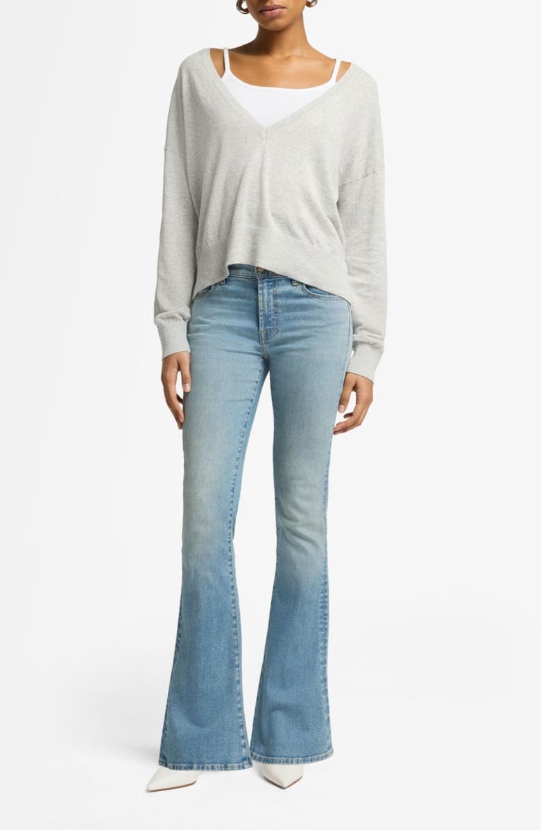 7 For All Mankind Mid Rise Bootcut Jeans, Alternate, color, Wanderer