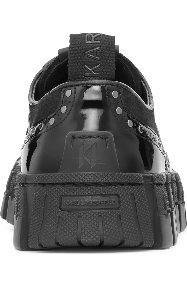 KARL LAGERFELD PARIS Studded Wingtip Derby, Alternate, color,