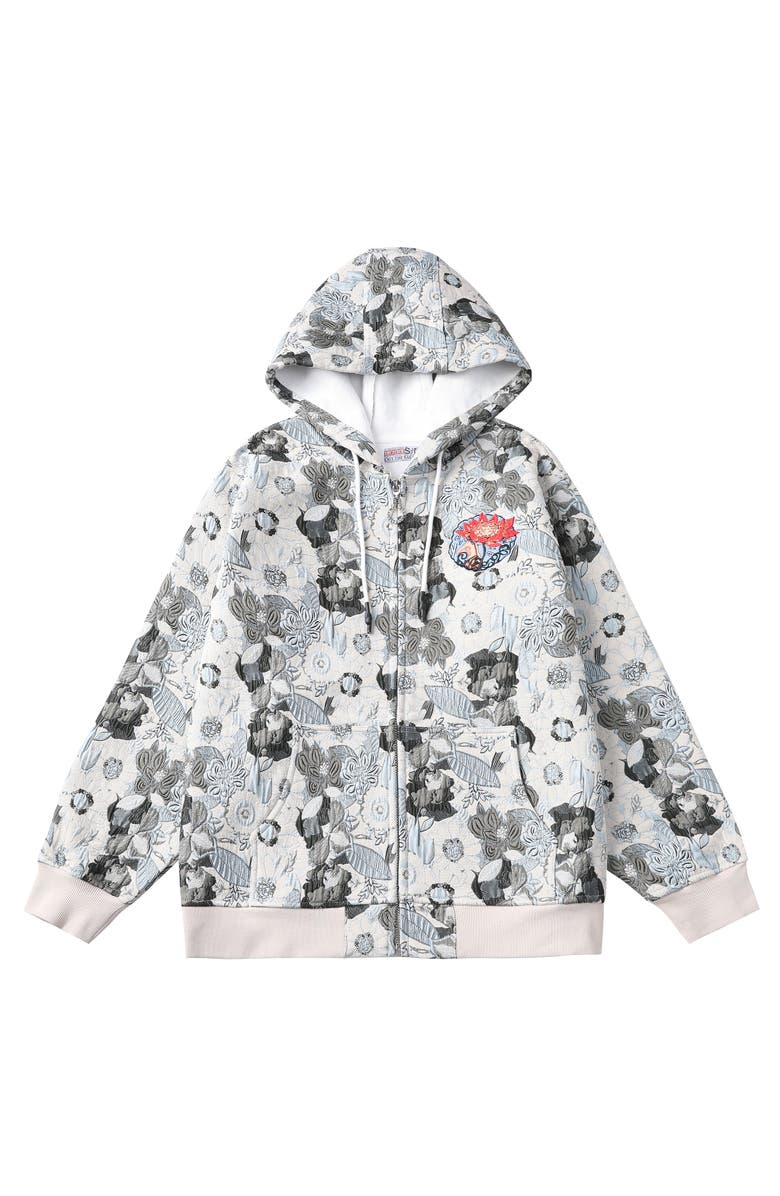 VERYRARE Flora Frostbite Hoodie, Main, color, Blue