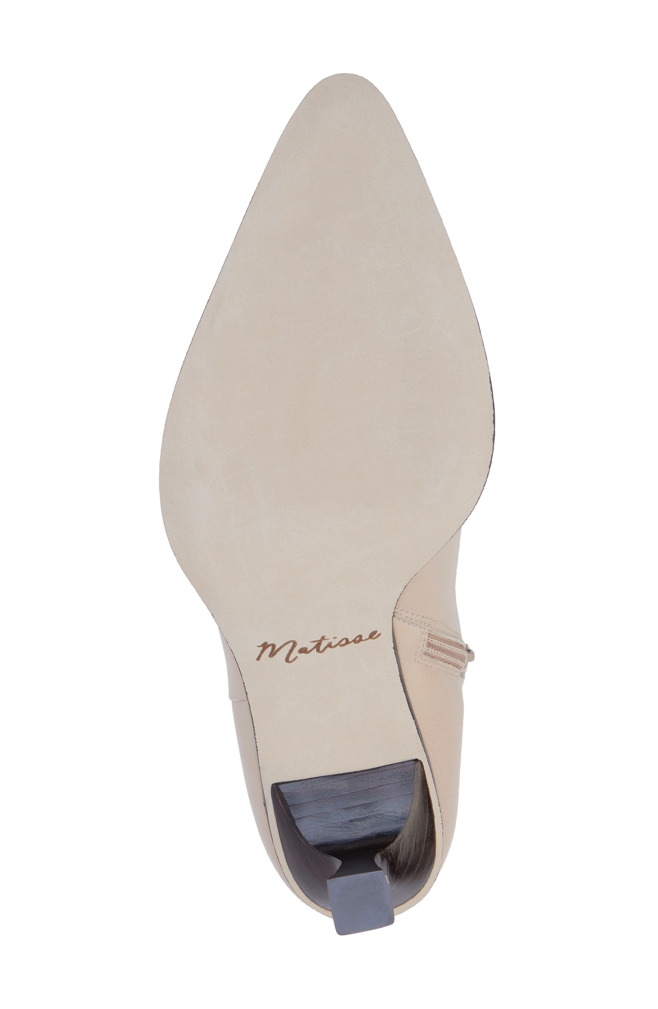 Gabbie Pointed Toe Bootie, Alternate, color, BEIGE