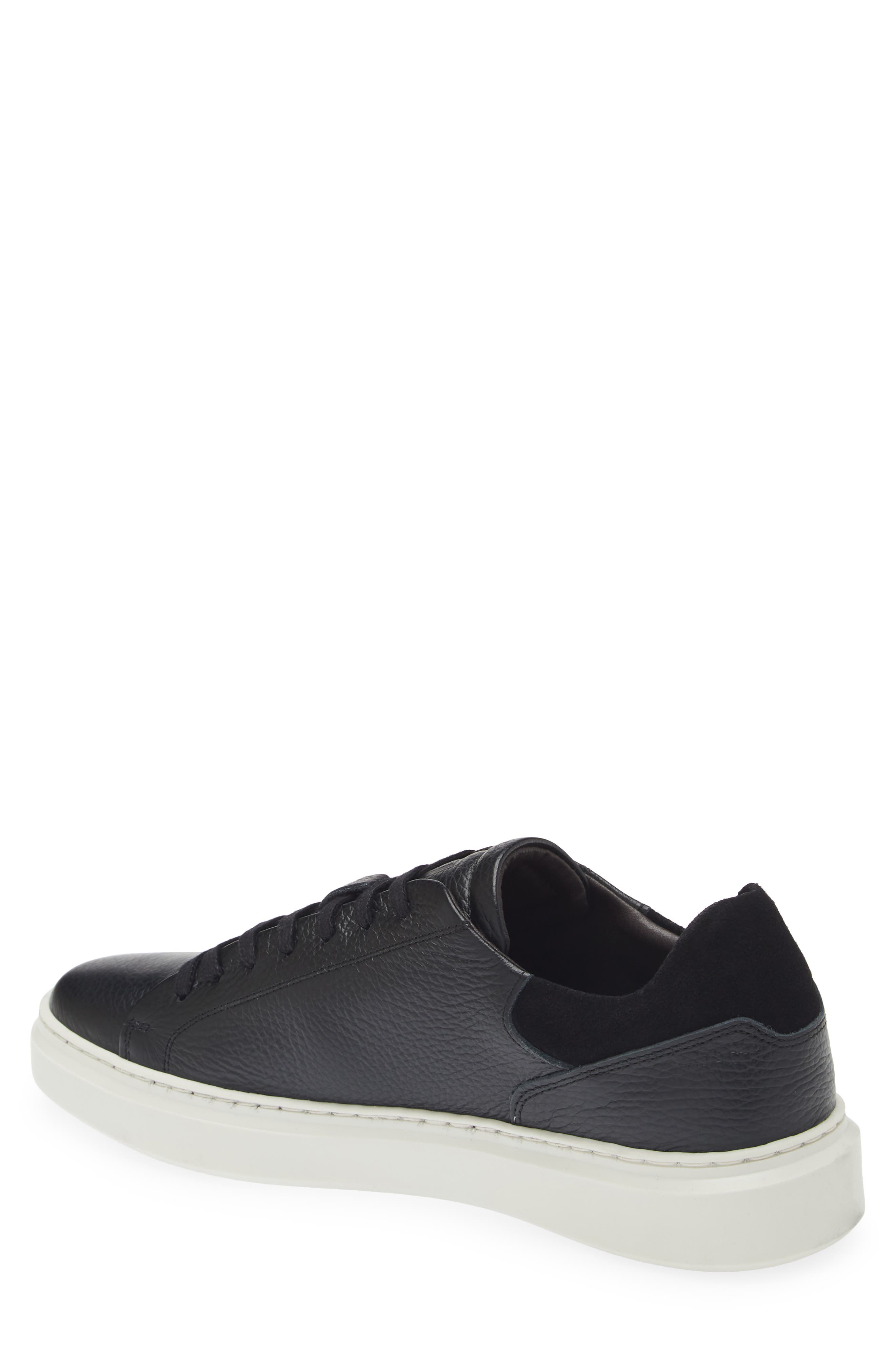 Bruno Magli Sierra Low Top Sneaker, Alternate, color, Black Tumbled