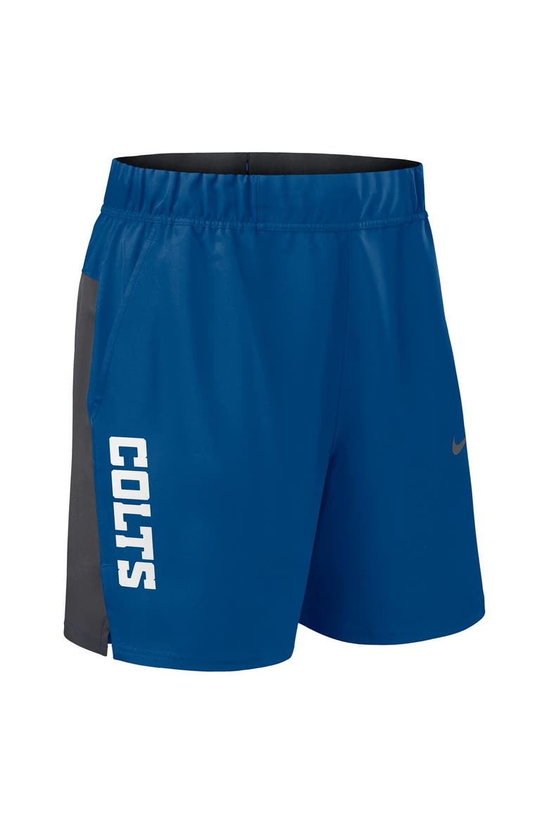Men's Nike Royal Indianapolis Colts Woven Victory Performance Shorts, Alternate, color, Royal