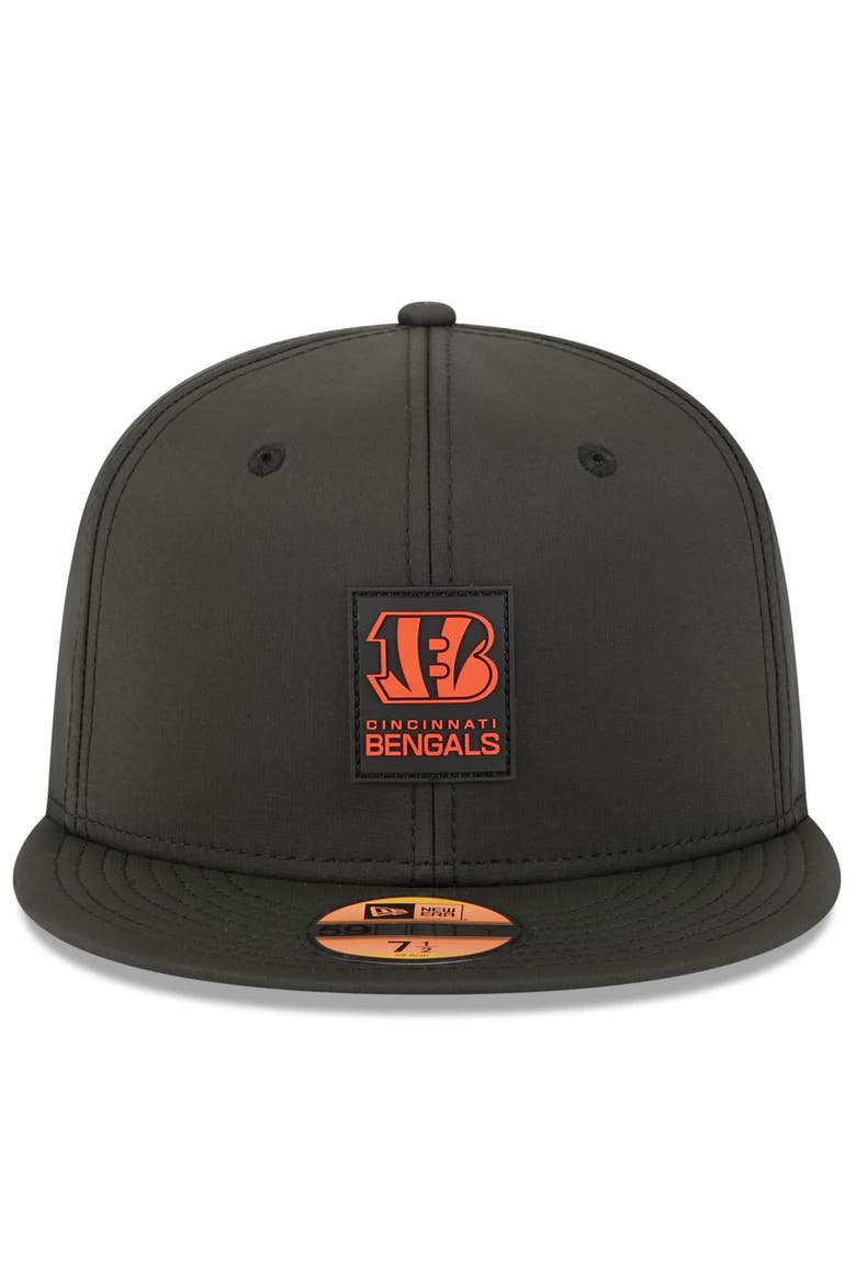 Men's New Era Black Cincinnati Bengals 2025 Sideline  59FIFTY Fitted Hat, Alternate, color, Black