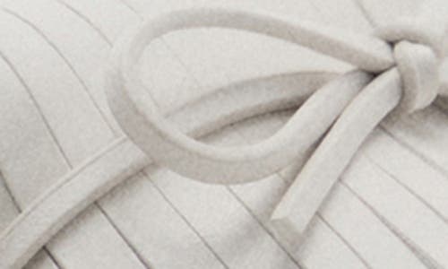 Mango Fringed Sandals With Bow Detail White In White