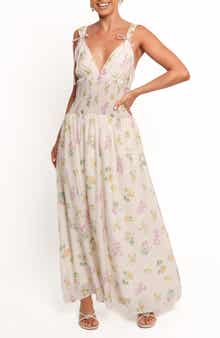 Petal & Pup Reverie Floral Smocked Maxi Dress