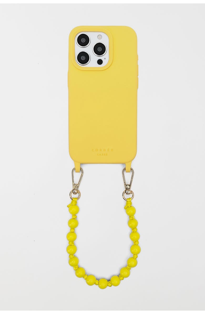 Cordée Cases Ophelia Phone Wristlet Set, Main, color, Butter Yellow