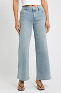 1822 Denim Rhinestone Embellished Wide Leg Jeans