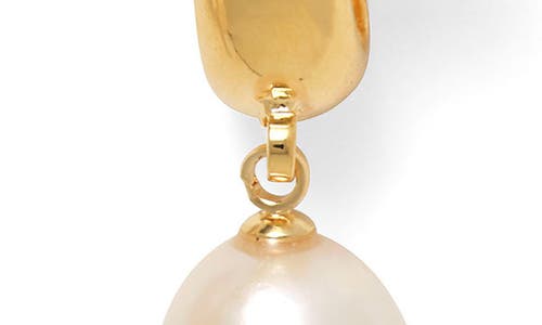Lady Grey Cultured Pearl Shift Earrings In Gold