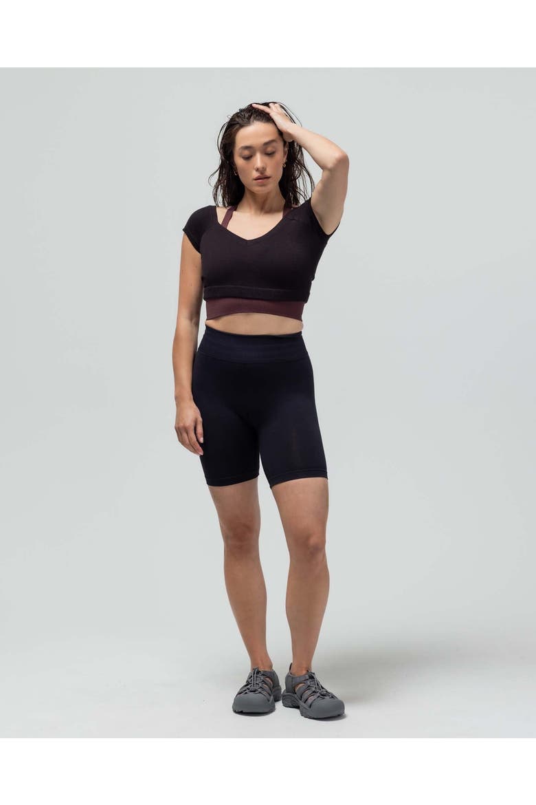 Jersey Biker Short, Alternate, color, BLACK