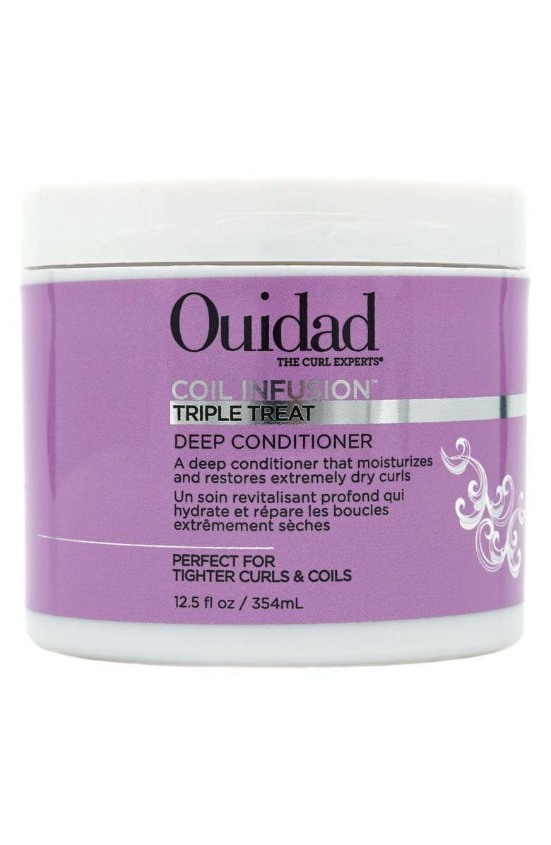 Ouidad Coil Infusion Triple Threat Deep Conditioner, Main, color,