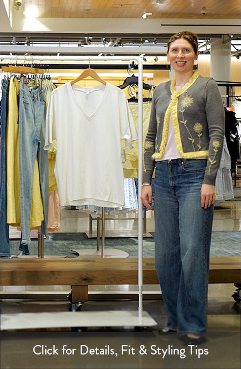 SoftKnit Better Than Ever Oversize V-Neck T-Shirt, sales video thumbnail