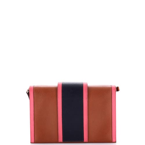 Pre-owned Hermes Hermes H Passant Clutch Shoulder Bag Evercolor In Gold