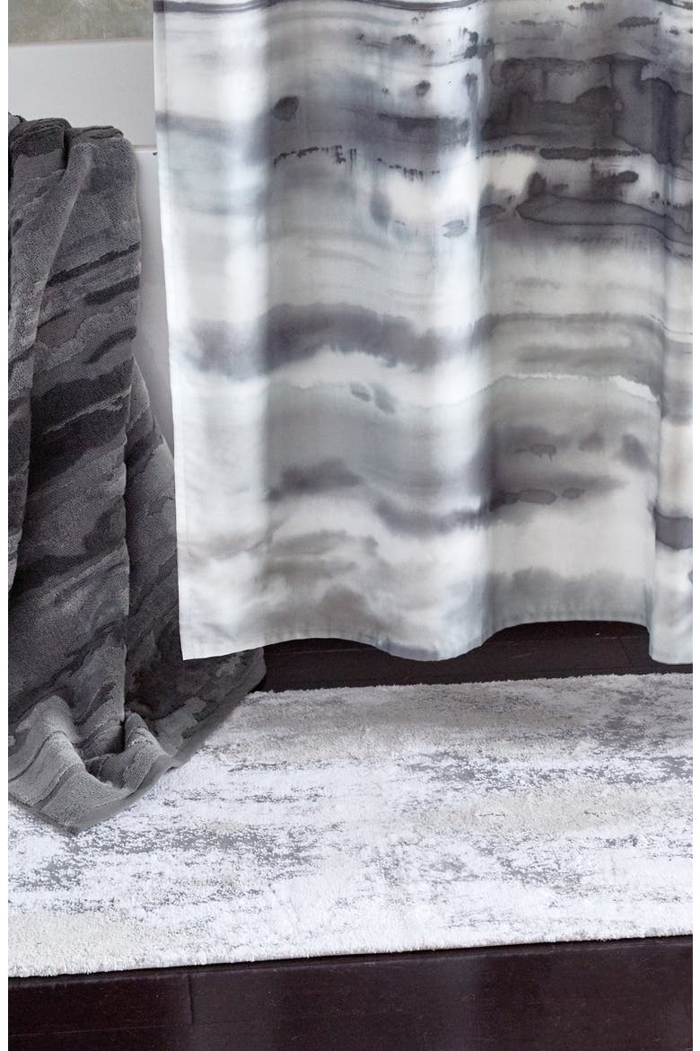 After the Storm Shower Curtain, Alternate, color, GREY