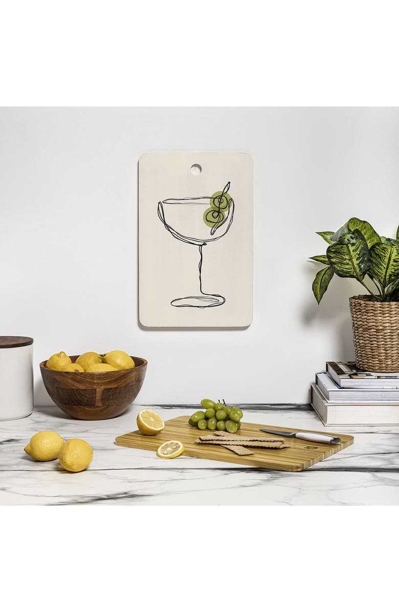 Deny Designs Cocktail Drink Cutting Board, Alternate, color, Beige