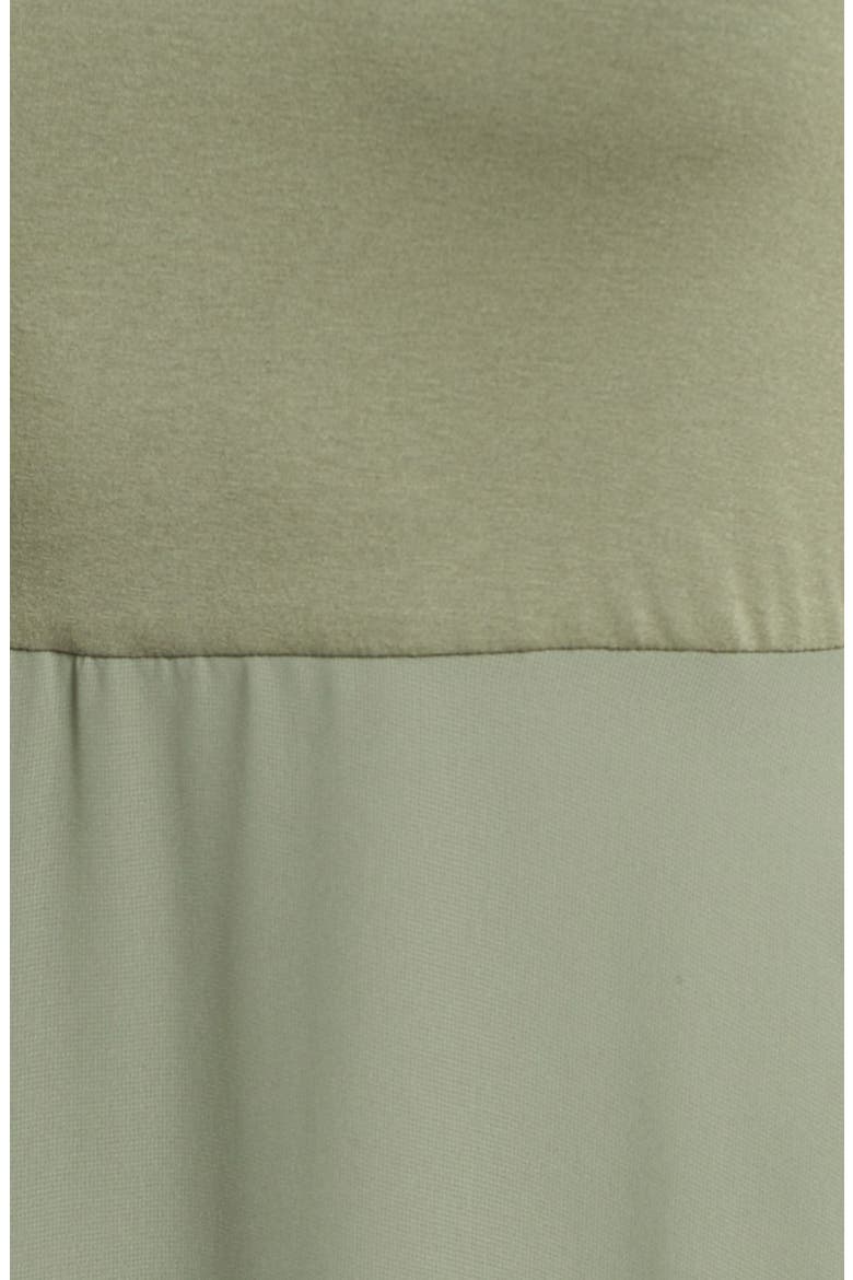 Asymmetrical Chiffon Overlay Cap Sleeve Dress, Alternate, color, SAGE