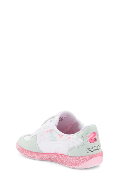 Puma X Hello Kitty® And Friends Little Kids' Palermo Sneakers In White-magic Rose