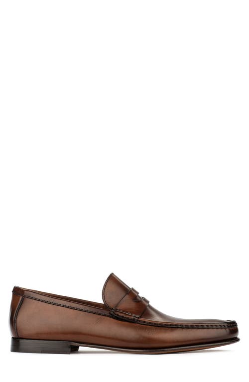 Shop To Boot New York Clapton Penny Loafer In Burnished Brown