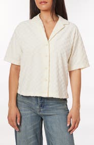 Scotch & Soda Terry Cloth Camp Shirt