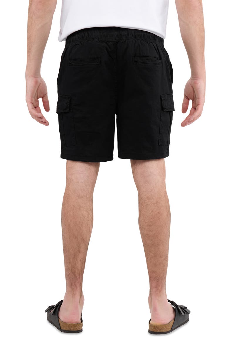 XRAY 6-Inch Pull-On Cotton Shorts, Alternate, color, Black