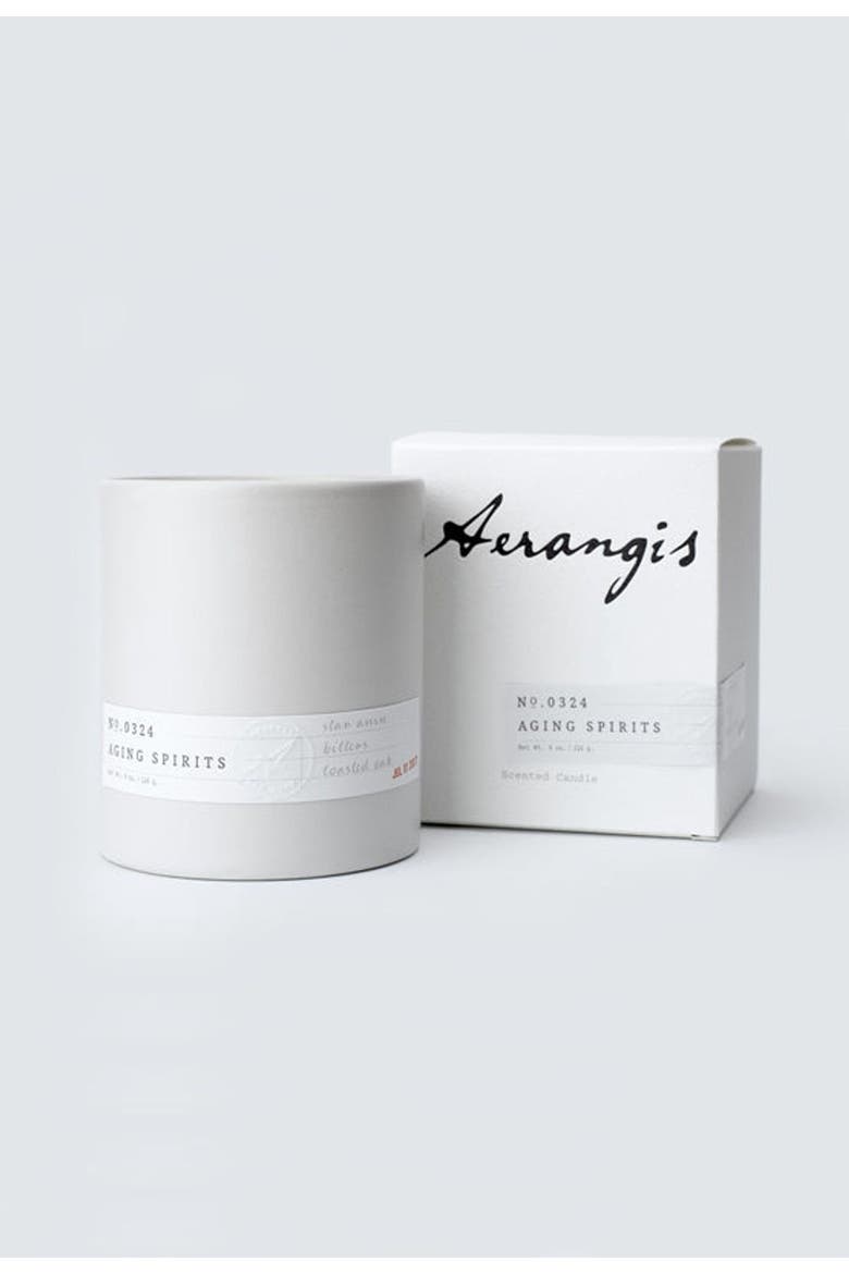 No. 0324 Aging Spirits Scented Candle, Alternate, color, White
