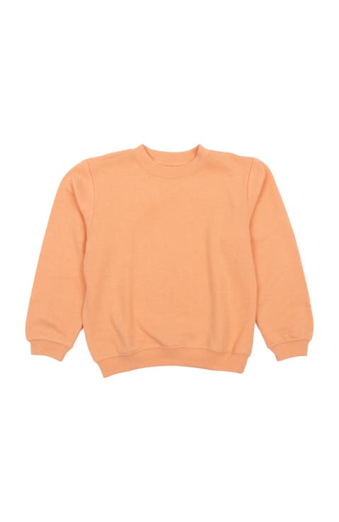 Kids Pullover Sweatshirt, Long Sleeve, Solid Colors
