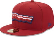 New Era Men's New Era Red Lehigh Valley IronPigs Authentic Collection Alternate Logo 59FIFTY Fitted Hat