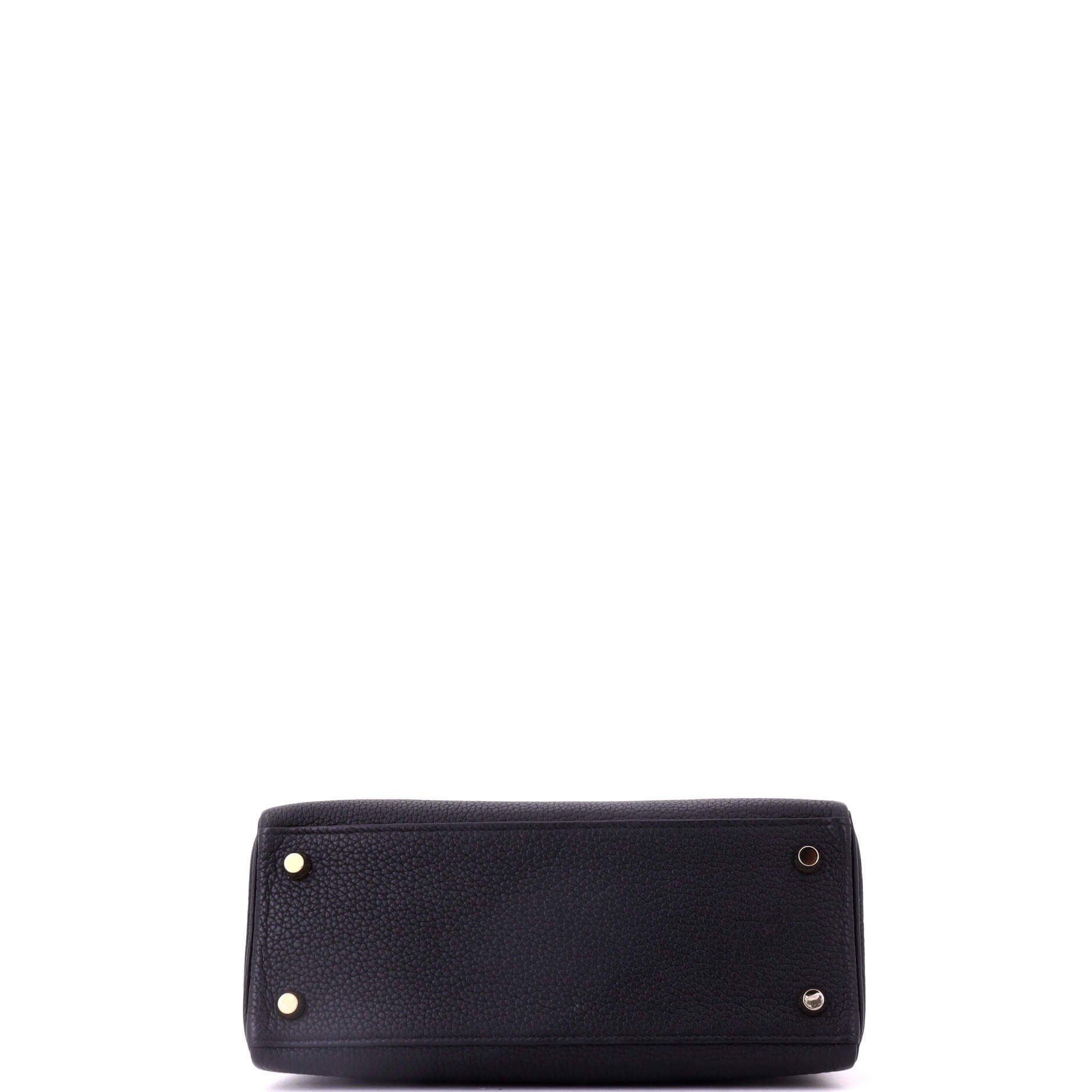 Kelly Handbag Black Togo with Gold Hardware 25, Alternate, color, Black
