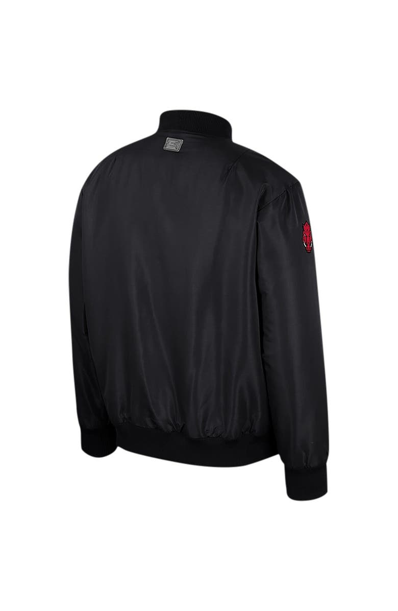 COLOSSEUM Men's Colosseum Black Arkansas Razorbacks Full-Zip Bomber Jacket, Alternate, color,