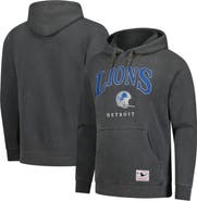 Mitchell & Ness Gray Detroit Lions Slot Pullover Hoodie