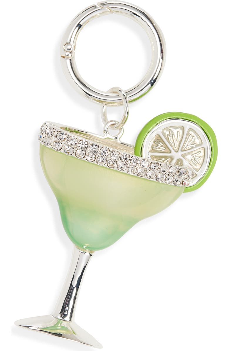 Chelsea28 Margarita Bag Charm, Main, color, Green Multi- Silver