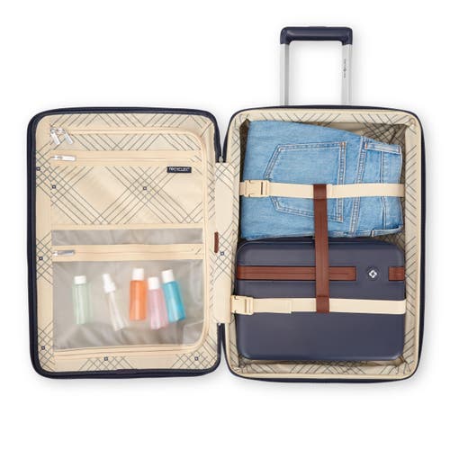 Samsonite Virtuosa Carry-on 21-inch Hardside Expandable Luggage With Spinner Wheels In Blue