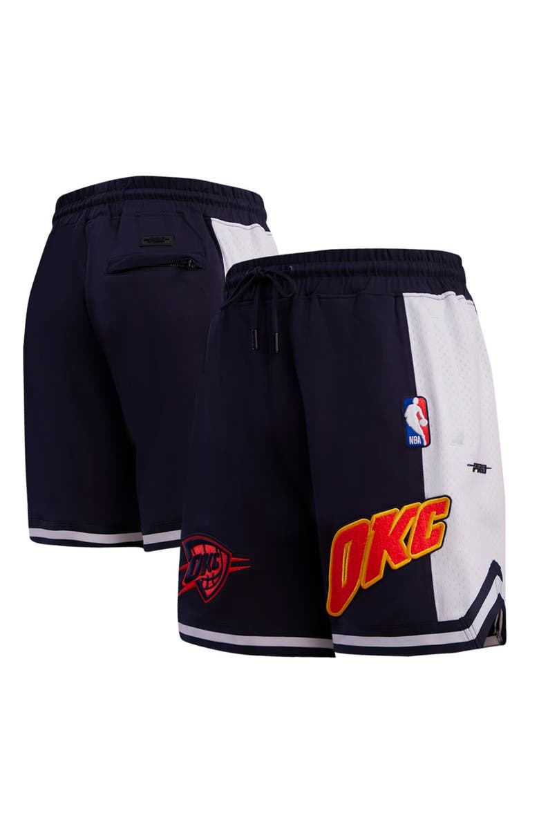 PRO STANDARD Men's Pro Standard Navy Oklahoma City Thunder 2023/24 City Edition DK Shorts, Alternate, color, 