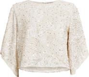 AllSaints Ivy Bead & Sequin Top
