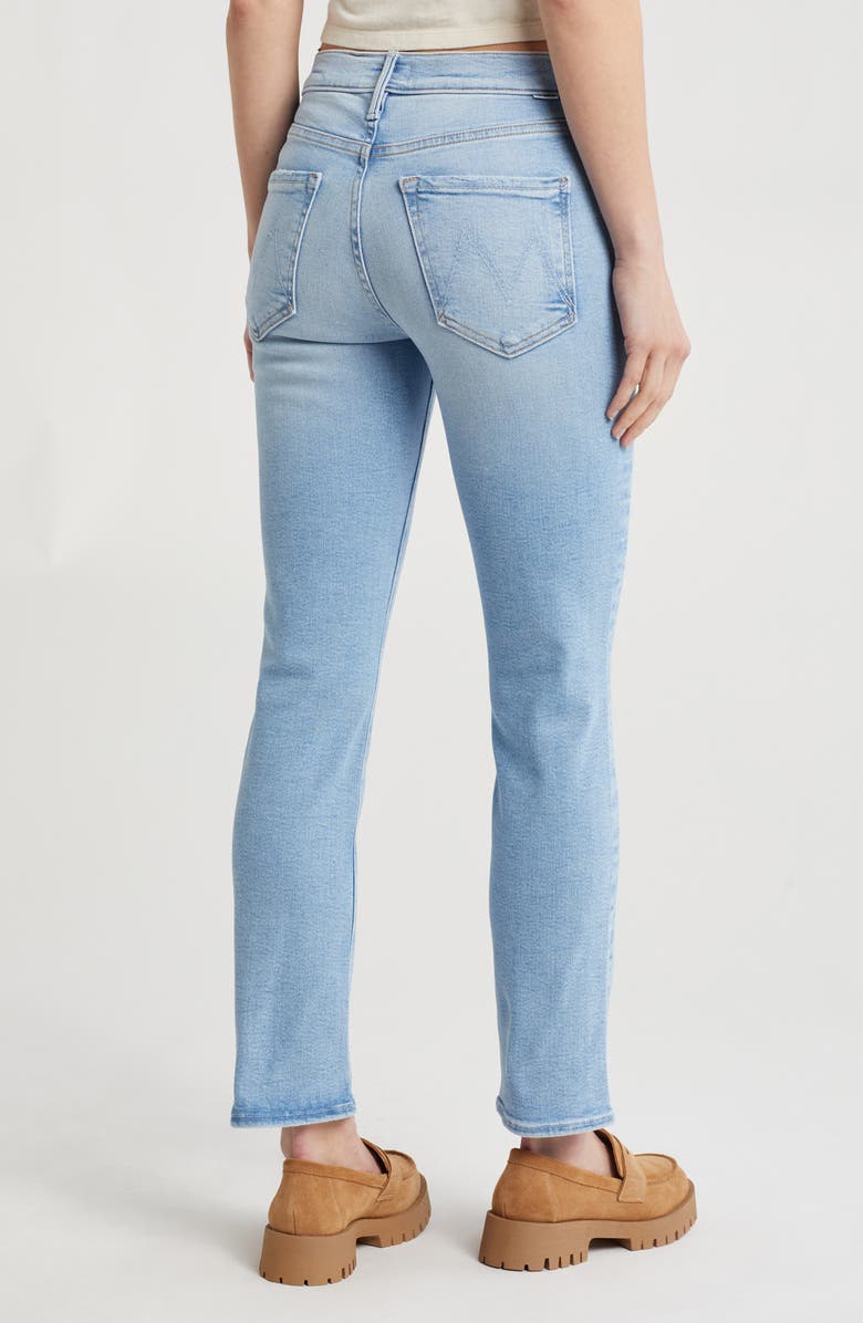 MOTHER The Dazzler Mid Rise Ankle Slim Jeans, Alternate, color, 