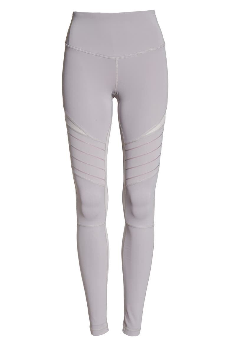 Street Style High Waist Leggings, Alternate, color, GREY BIRD
