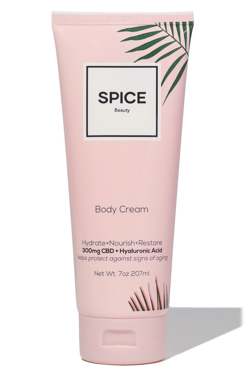 Spice Beauty Body Cream with CBD, Main, color, 
