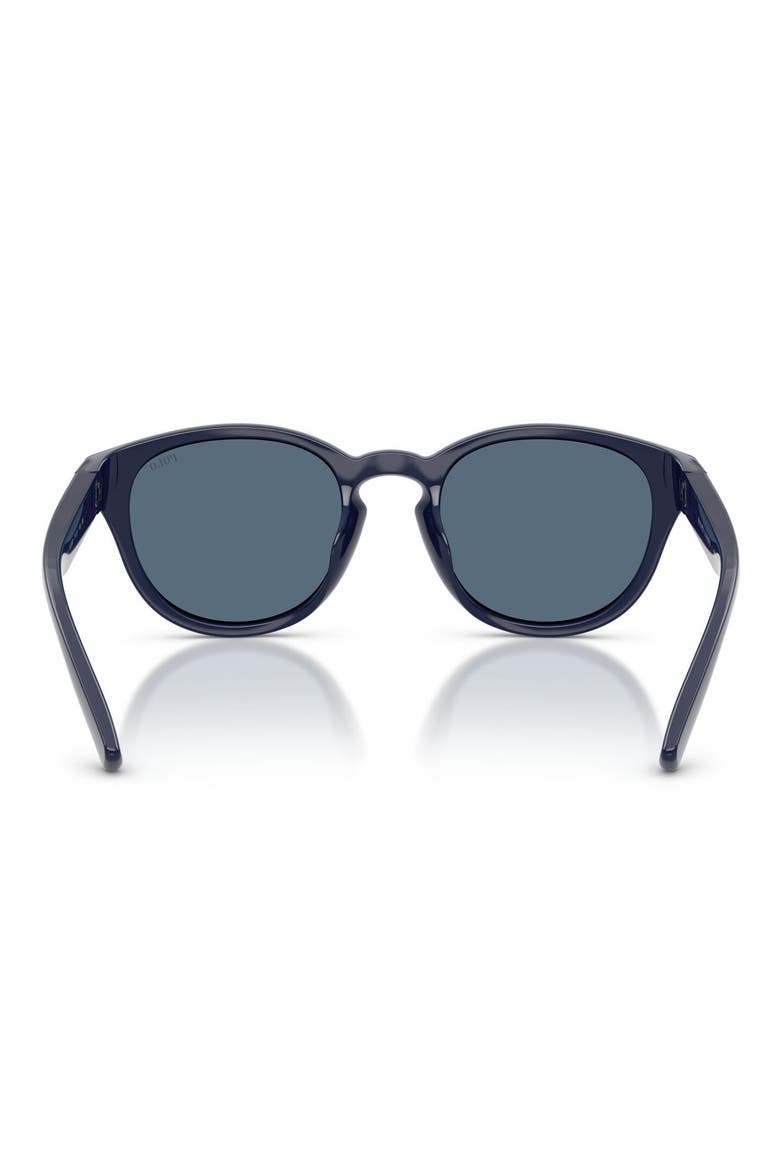51mm Phantos Sunglasses, Alternate, color, SHINY NAVY BLUE / DARK BLUE
