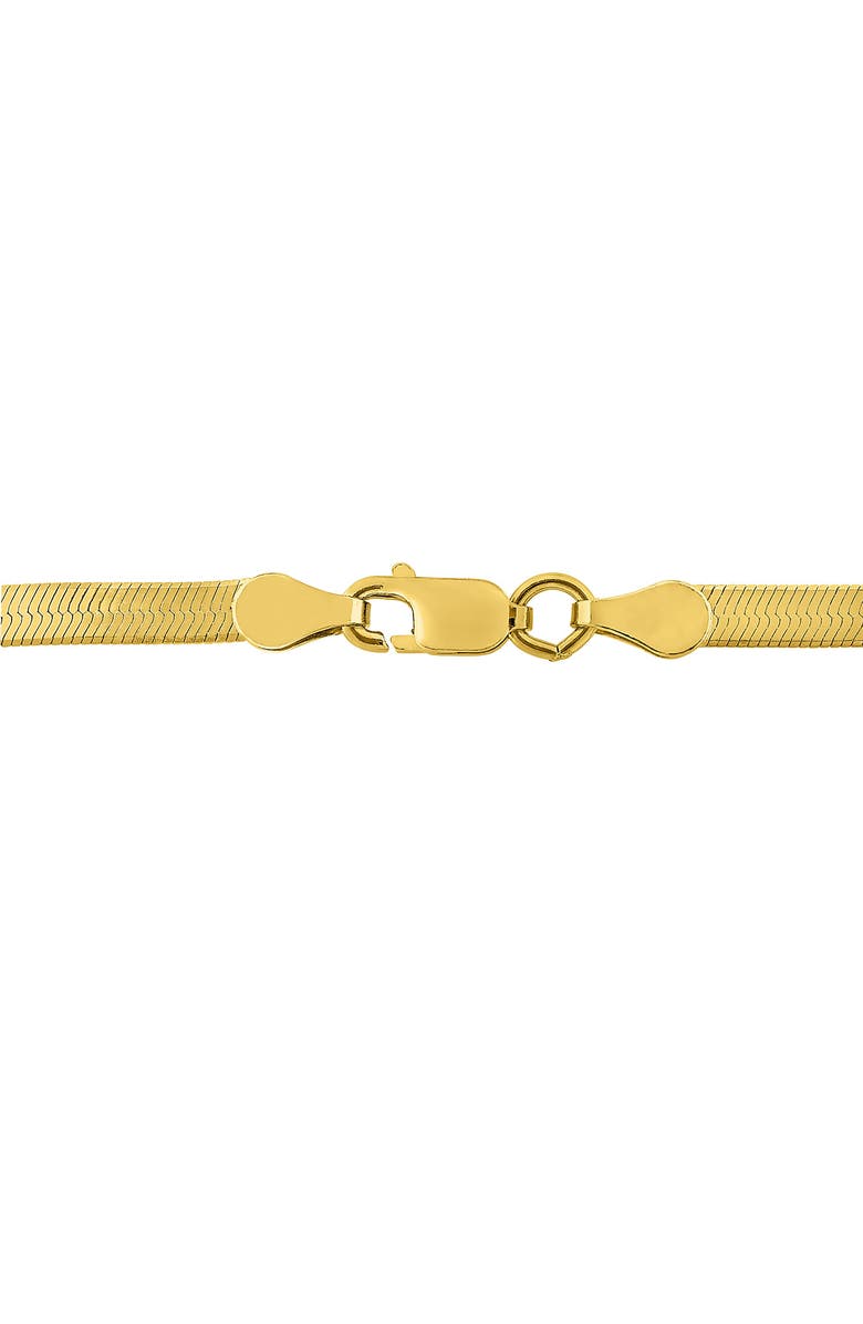 DELMAR Herringbone Chain Necklace, 3.3mm, Alternate, color,