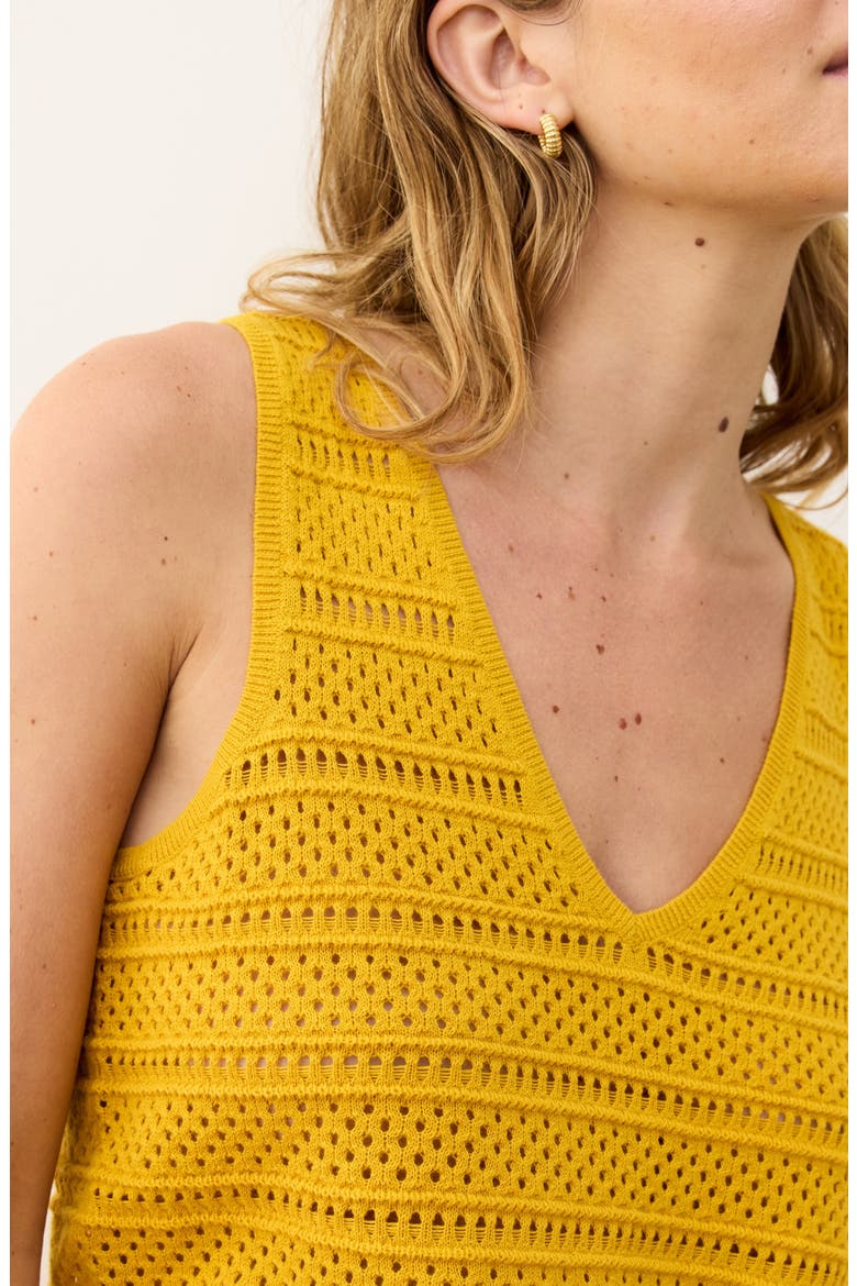 Finley Open Stitch Sweater Tank, Alternate, color, OAK BUFF
