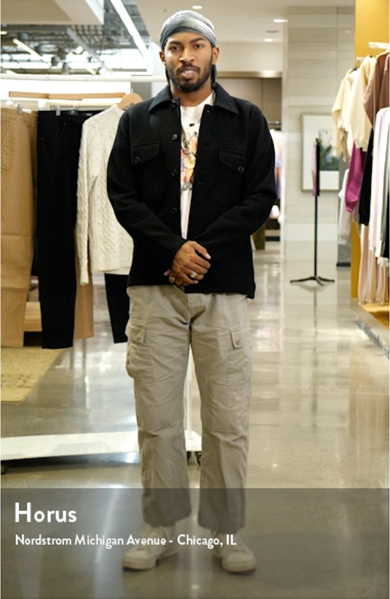 Felted Merino Wool Field Shirt, sales video thumbnail