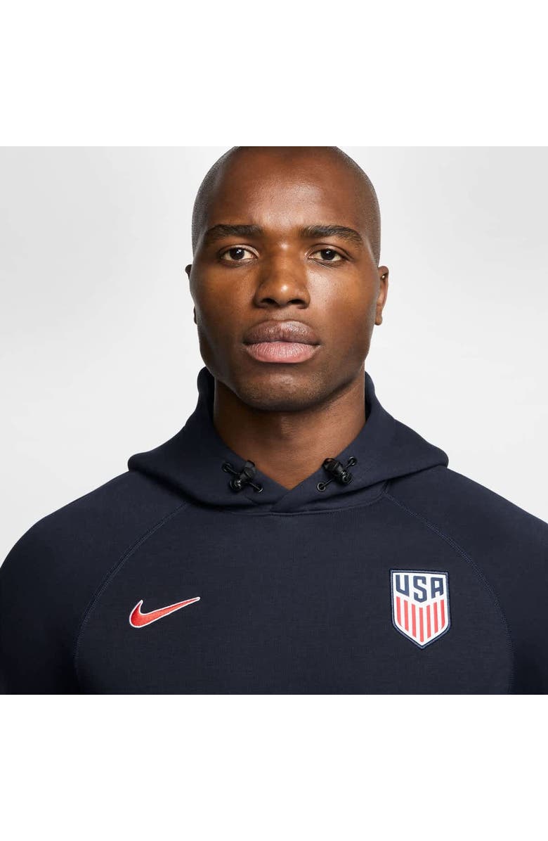 Nike Men's Nike Navy USMNT Tech Fleece Pullover Hoodie, Alternate, color, Navy