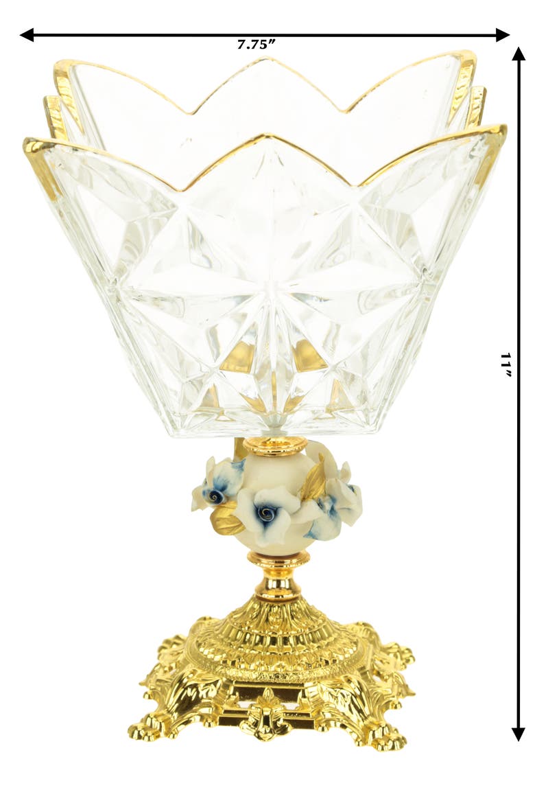 Footed Crown Bowl, Alternate, color, Golden Yellow