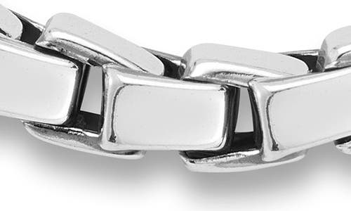 Yield Of Men Box Chain Bracelet In Metallic