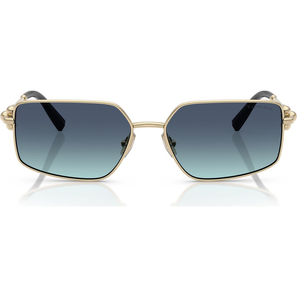 Tiffany & Co . 58mm Rectangular Sunglasses In Multi