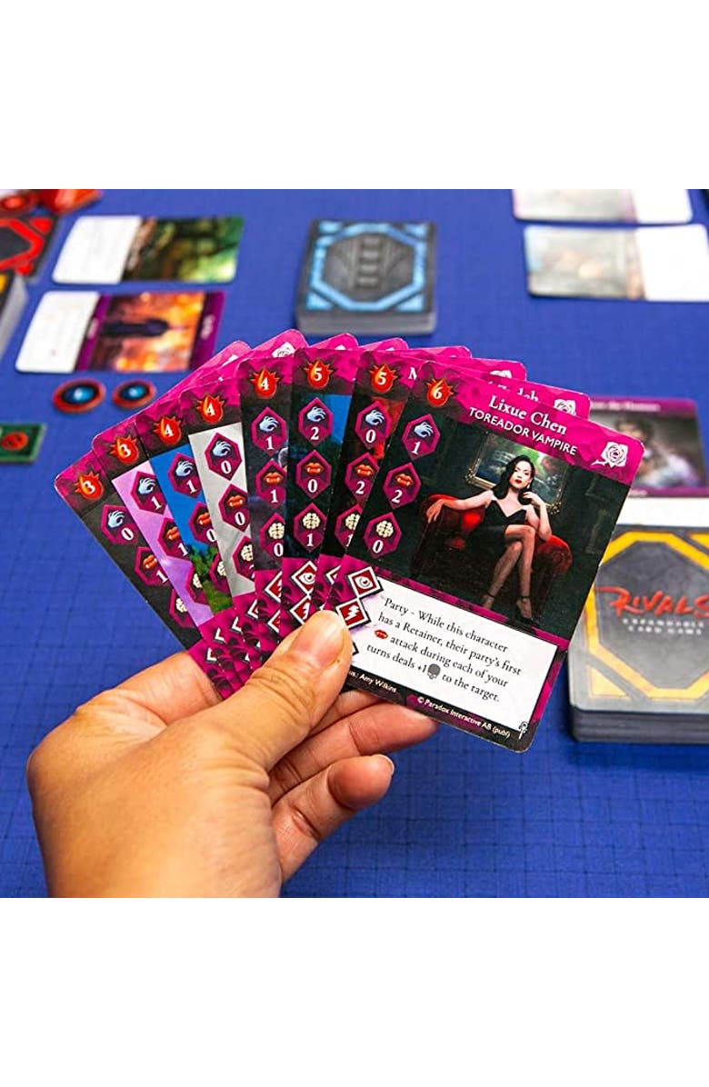 Renegade Game Studios Vampire The Masquerade Rivals, Roleplay Card Game, Alternate, color, Multicolored