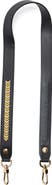 Longchamp Metallic Embroidered Leather Shoulder Strap