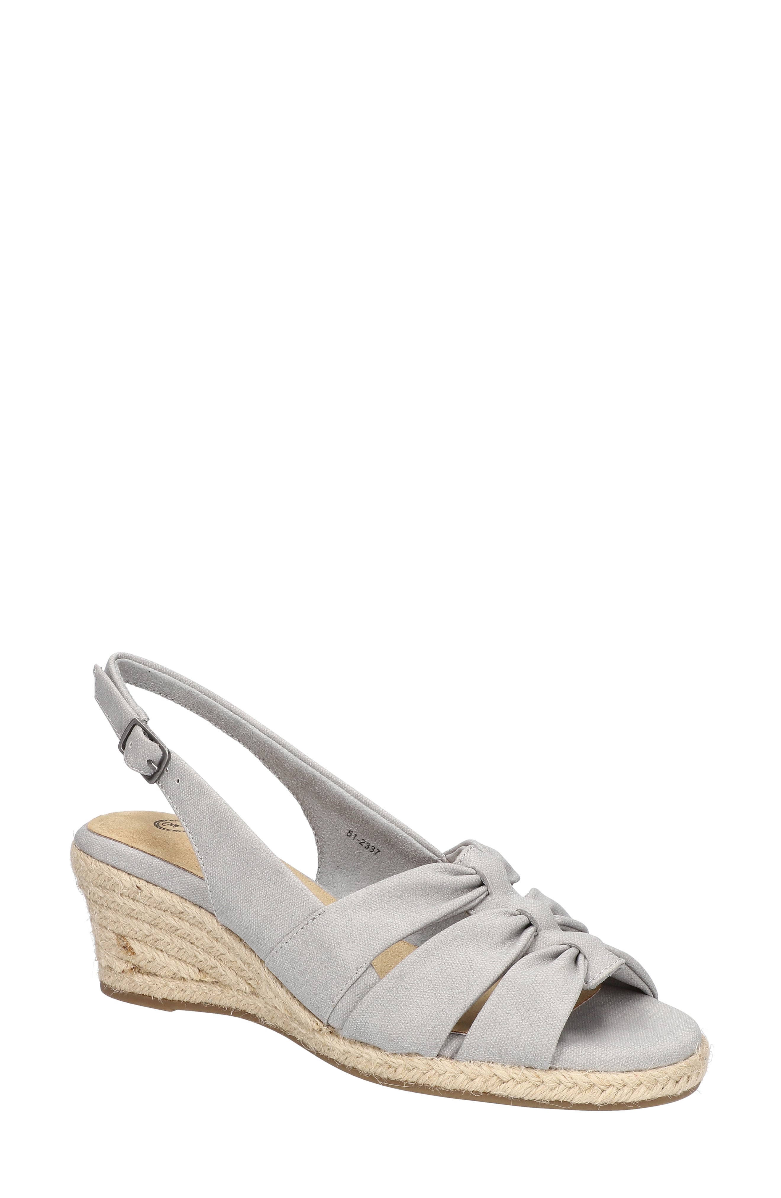 Cheerful Espadrille Wedge Sandal, Main, color, GREY