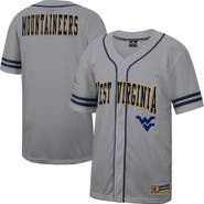 COLOSSEUM Men's Colosseum Gray West Virginia Mountaineers Free Spirited Baseball Jersey